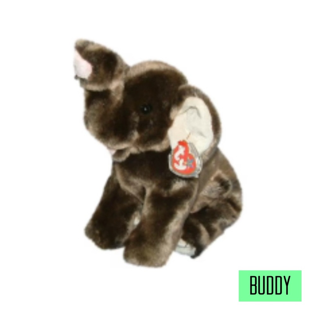 2001 Trumpet the Elephant Beanie BUDDY
